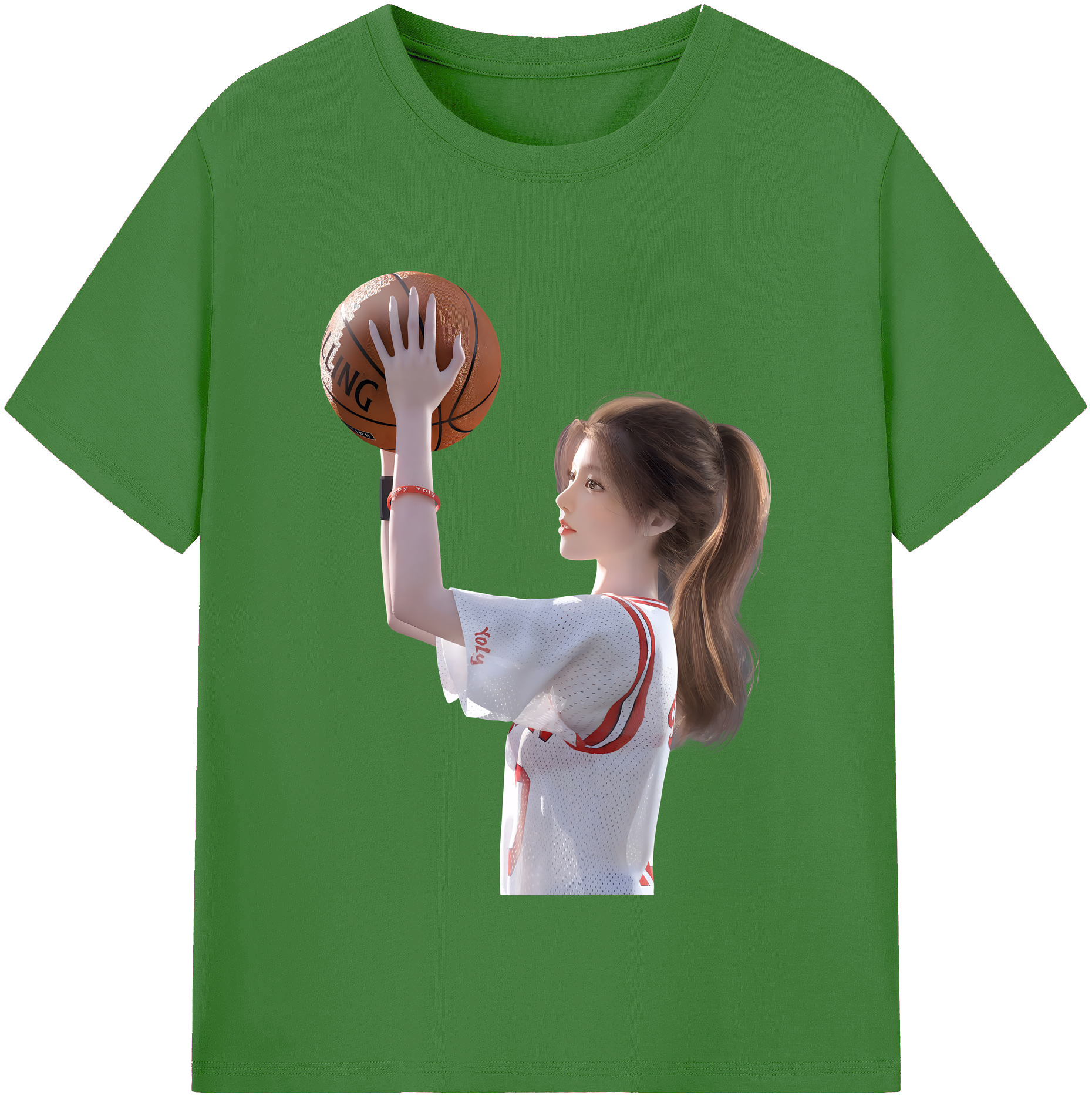 （画像用） SLAM DUNK／スラムダンク レディースカジュアルプリントTシャツ（綿100％）